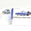 تقویم رومیزی سلفونی ماشین پایه سفید مدل 708